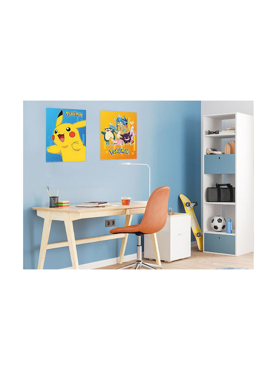 Abysse Αφίσα Pokemon Colourful Characters Chibi 52x38cm