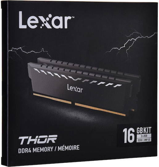 Lexar Thor DDR4 16GB RAM με 2x8GB Modules και Ταχύτητα 3200 για Desktop