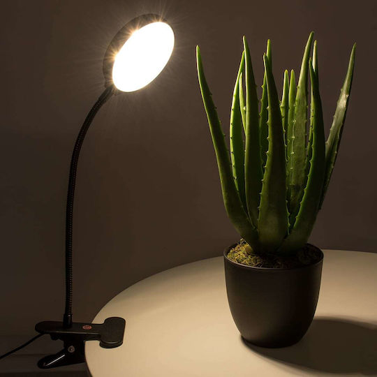 GloboStar Desk Grow Light 3000K with LED and Power 5W L10xW20xH36cm.