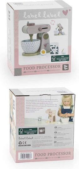 Label Label Holz-Küchenmaschine Für Kinder Ab 3 Jahren 20 cm