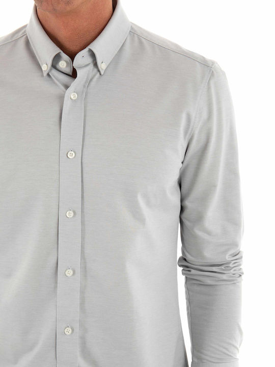 Hugo Boss Men's Shirt Long Sleeve Gray