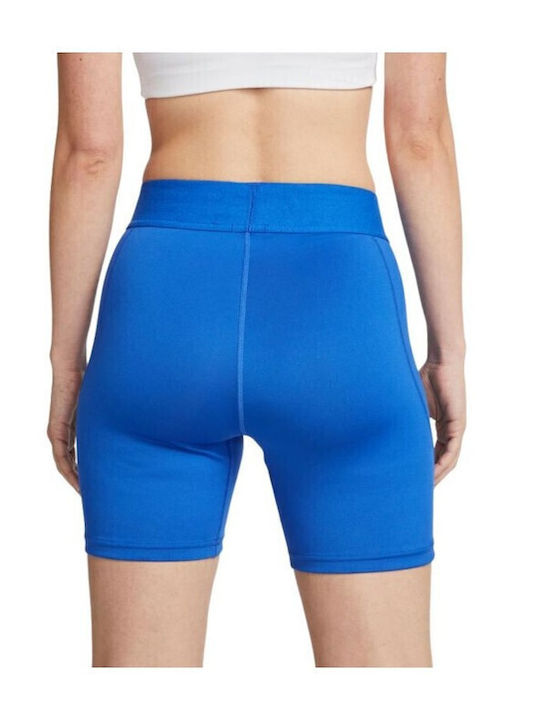 Dri-Fit Training Damen-Leggings-Shorts Formendefinition Blau