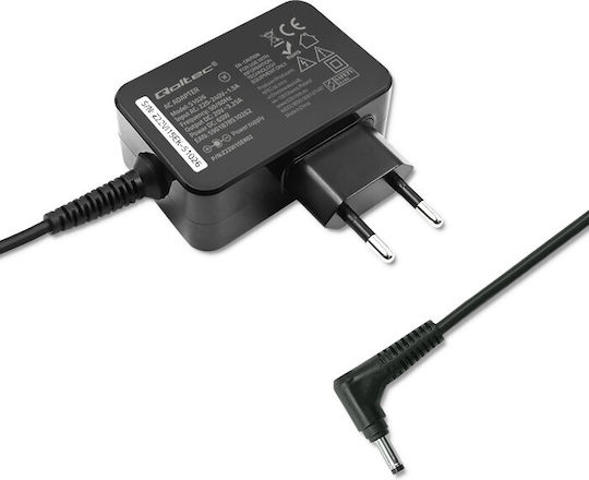 Qoltec Laptop Charger 65W 20V 3.25A for Lenovo with Power Cord