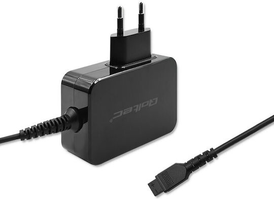 Qoltec Universal Φορτιστής Laptop 45W με Αντάπτορα Τροφοδοσίας και με σετ βυσμάτων