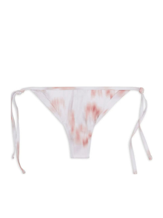 Bikini Brazil με Κορδονάκια Λευκό