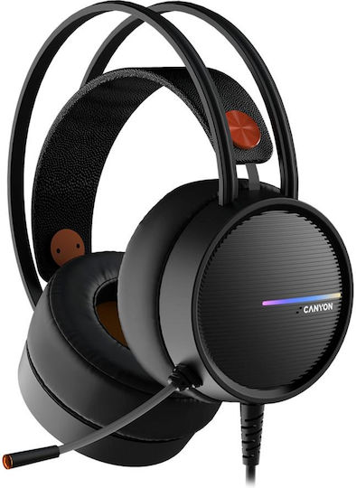 Canyon Interceptor Over Ear Gaming Headset με σύνδεση 3.5mm