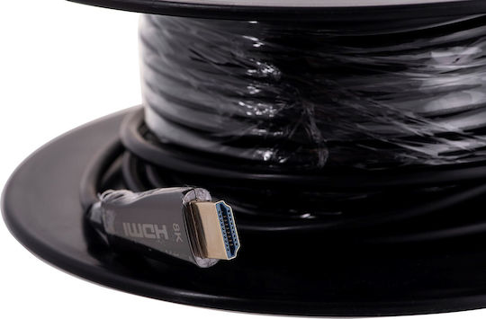 Claroc HDMI 2.1 Кабел HDMI мъжки - HDMI мъжки 20м Черен
