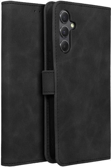 Forcell Book Δερματίνης Μαύρο (Galaxy A34)