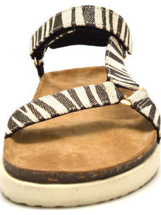 Ranch Hike Safari Women's Flat Sandals Anatomic in Beige Color