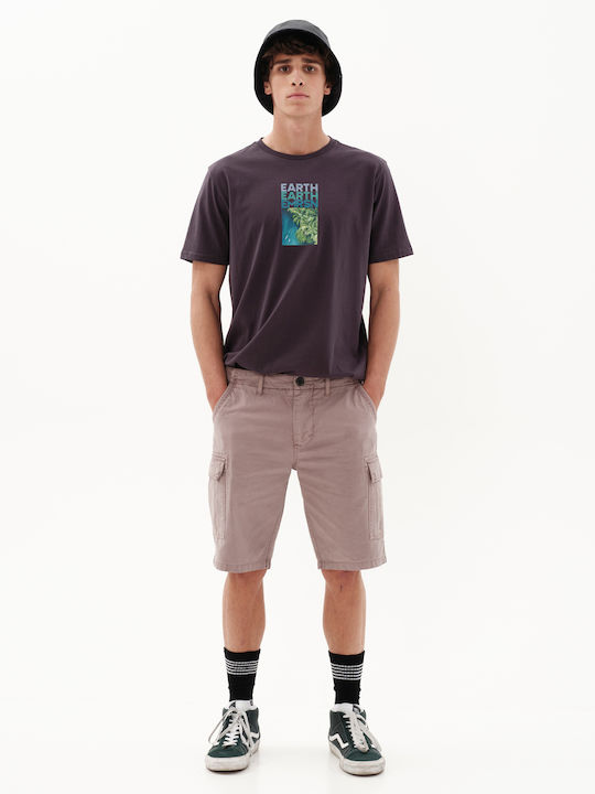 231.EM47.295 Men's Shorts Cargo Purple