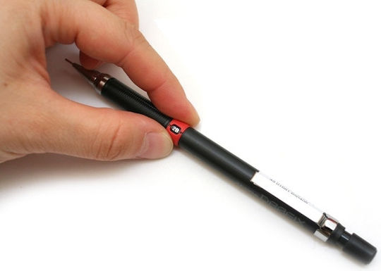 Zebra Drafix Mechanical Pencil Metallic 1pcs Black