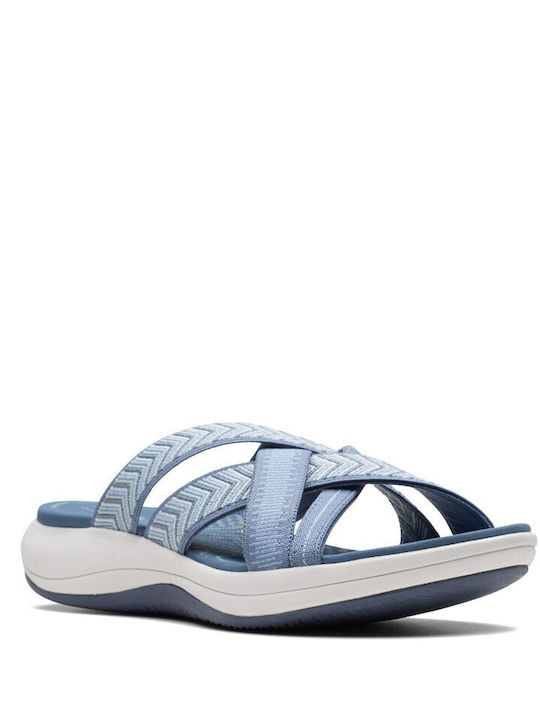 Clarks Mira Grove Damen Flache Sandalen Denim Blue