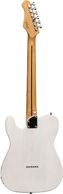 Stagg Set Plus Ηλεκτρική Κιθάρα 6 Χορδών με Ταστιέρα Maple και Σχήμα T Style White