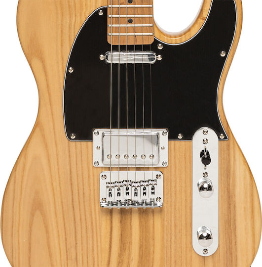 Stagg Set Plus Electric Guitar Telecaster with SH Pickup Configuration Natural