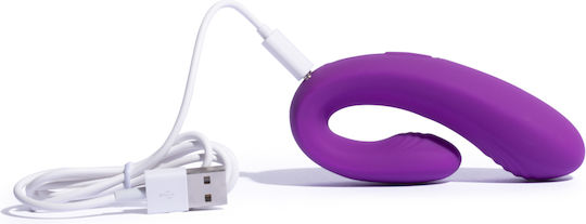 Platanomelon Tango Stimulation for Couples Mini Διπλός Δονητής 10cm Μωβ