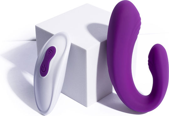 Platanomelon Tango Stimulation for Couples Mini Διπλός Δονητής 10cm Μωβ