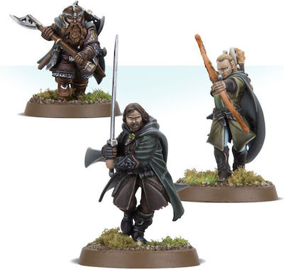 Games Workshop Warhammer Middle-Earth Strategy Battle Game - The Three Hunters Unpainted Figures 99121499041