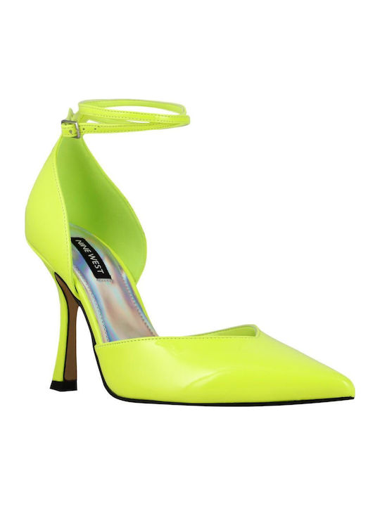 Nine West Frends3 Pantofi cu toc cu Curea Verzi