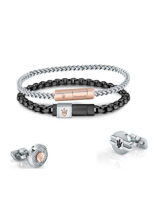 Maserati Cufflinks from Silver