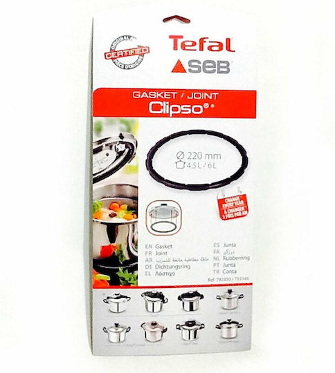 Λάστιχο Χύτρας Tefal Original Clipso Minut Duo 4-4 5-6 Lit