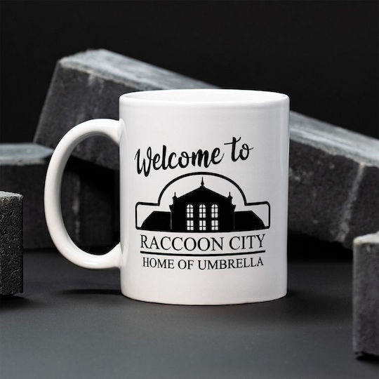 Numskull Resident Evil - Welcome to Raccoon City Бяла Керамична Чаша 560ml
