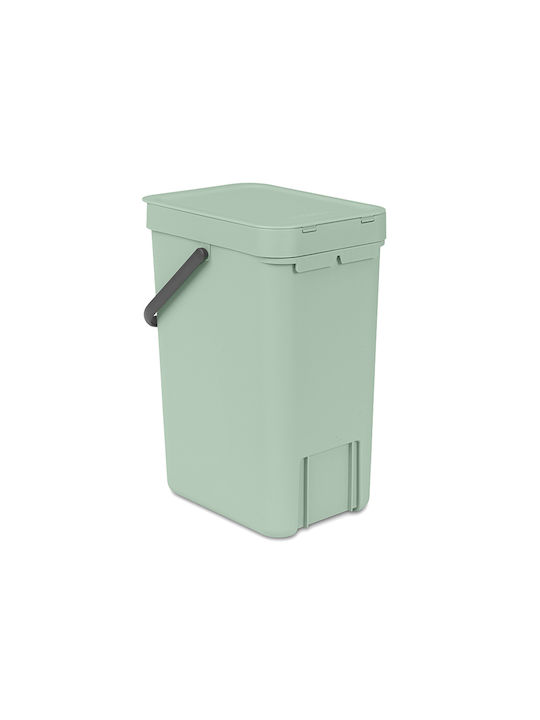 Brabantia Sort & Go Plastic Waste Bin 12lt Green