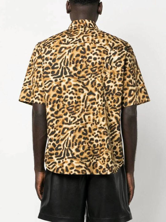 Just Cavalli Leopard Print Πουκάμισο Καφέ