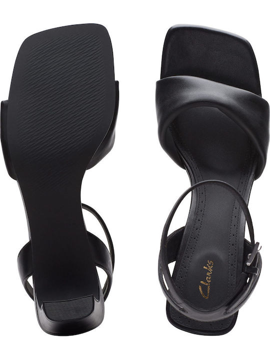 Seren65 Strap Leather Sandals Black