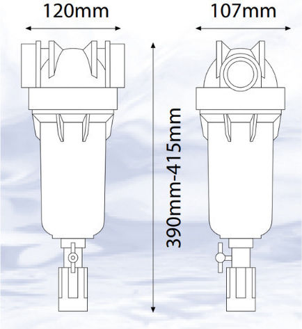 Atlas Filtri Hydra RAH Water Filtration System Single Central Supply Micron ½" with Replacement Filter Atlas Filtri RAH 90μm Atlas Filtri Hydra RAH Water Filtration System Single Central Supply Micron ½" with Replacement Filter Atlas Filtri RAH 90μm