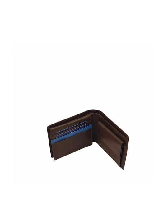 Sergio Tacchini Men's Leather Wallet Brown