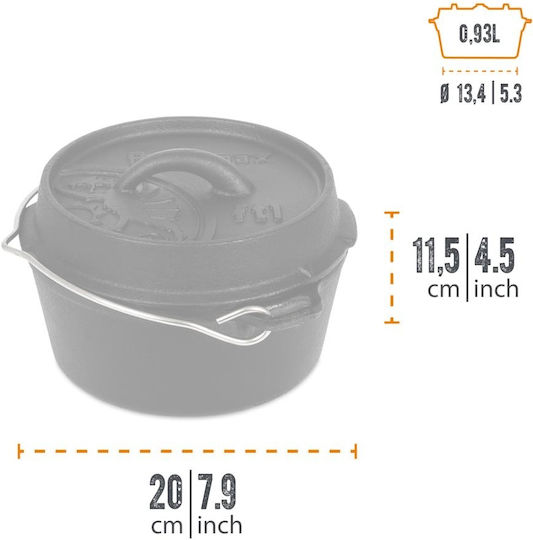 Petromax Petromax Camping-Kochutilien Topf 930ml