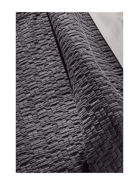 Guy Laroche Nikki Κουβέρτα Πικέ Υπέρδιπλη 240x260εκ. Anthracite
