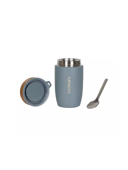Boobam Δοχείο Φαγητού Inox Θερμός Μαύρο 500ml