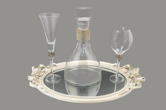 La Vista Wedding Tray made of Wood Beige 1pcs La Vista Wedding Tray made of Wood Beige 1pcs