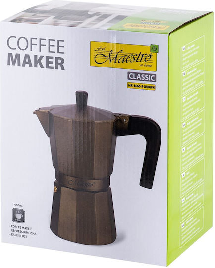 Maestro Μπρίκι Espresso 9cups Καφέ