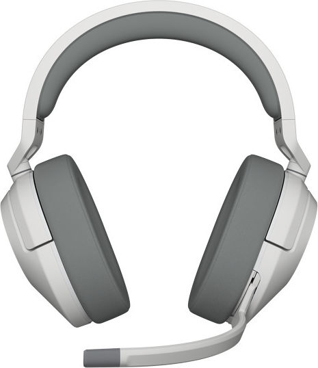 Corsair HS55 Drahtloses Über Ohr Gaming-Headset mit Bluetooth / USB Verbindung Weiß für PC / PS4