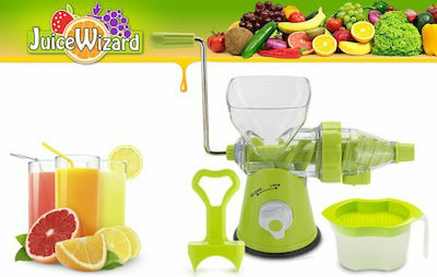 Plastic Lemon / Orange / Pomegranate Juicer with Container Green