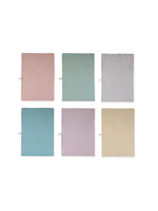 Nef-Nef Homeware Main Tea Towel from 100% Cotton in Pink Color 45x68cm