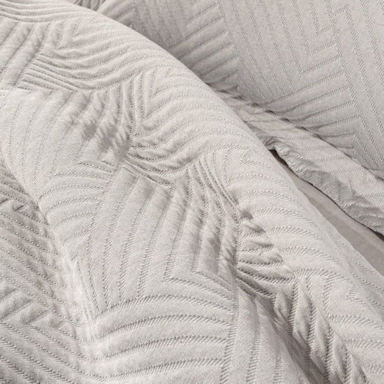 Guy Laroche Lupo Κουβέρτα Πικέ Υπέρδιπλη 245x260εκ. Natural