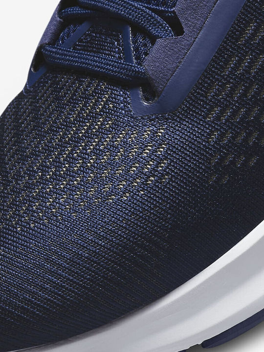 Air Zoom Structure 24 Sport Shoes Running Midnight Navy / White Black White
