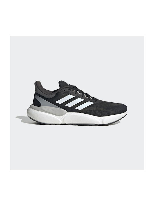 Solarboost 5 Herren Sportschuhe Laufen Core Black / Cloud White / Grey Two