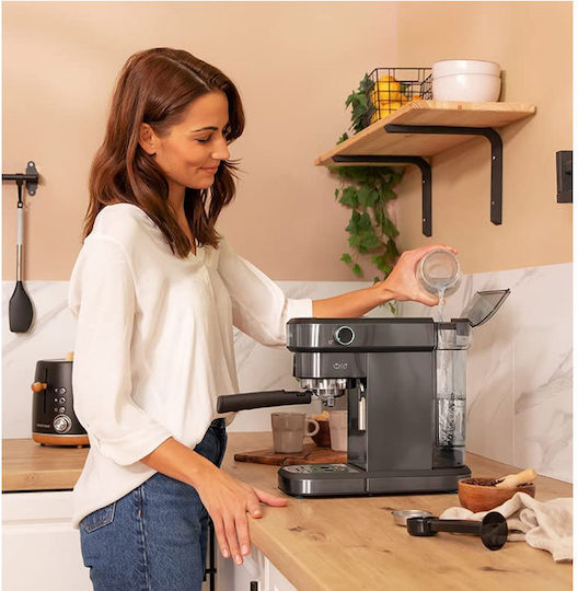 Cecotec Cafelizzia 890 Automatic Espresso Machine 1350W Pressure 20bar Grey