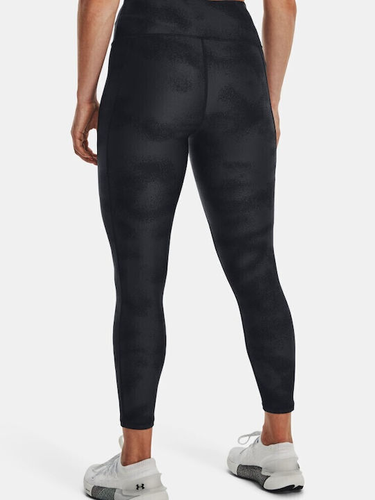 HeatGear Training Women's Long Firming High Waist Leggings Black Jet Gray Orange Blast