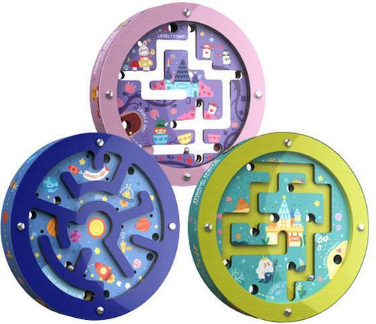 Maze Magnetic Labyrinth Space made of Wood for 36++ Months