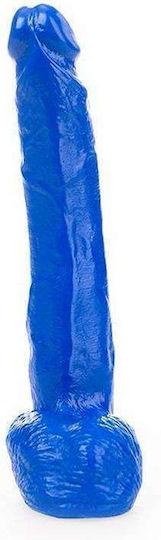 All Black All Blue Luis Ρεαλιστικό Dildo με Όρχεις Μπλε 21cm