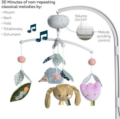Taf Toys Mobile for Cot with Music Urban Garden for 0++ Months