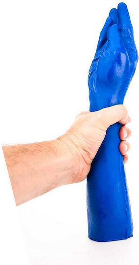 All Black All Blue Arm Dildo Μπλε 39cm