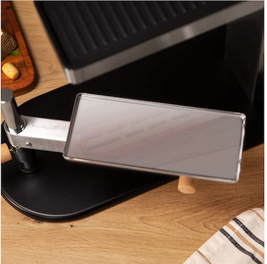 Cecotec Raclette Cheese&grill 6000 Επιτραπέζια Ηλεκτρική Ψησταριά Raclette Λείας Πλάκας 600W με Ρυθμιζόμενο Θερμοστάτη