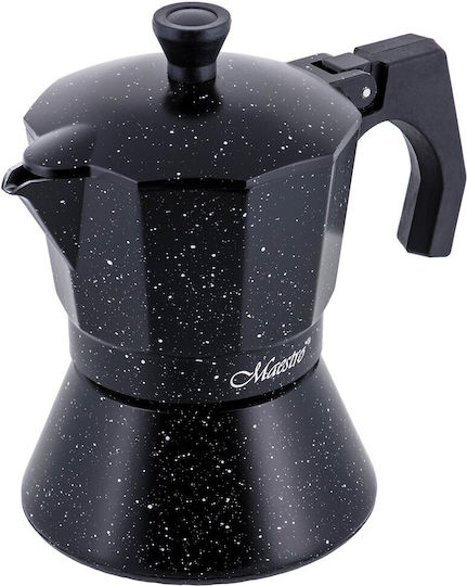 Maestro Μπρίκι Espresso 3cups Μαύρο