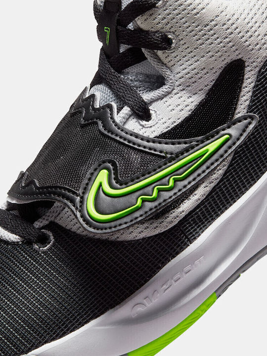 KD Trey 5 X High Basketball Shoes White / Volt / Black / Wolf Grey